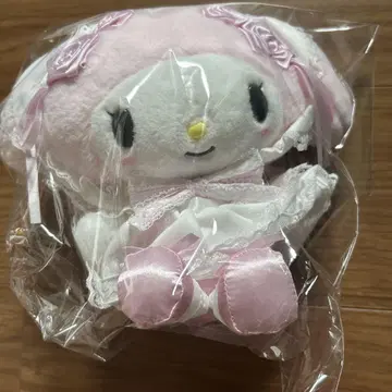 마이멜로디 봉제 인형 화이트 프릴 디자인 산리오 새상품