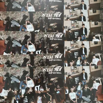 TREASURE LOVE PULSE 엽서 10장 시리얼 미사용