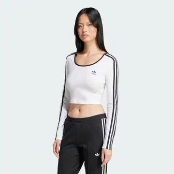 adidas 완판템 새상품 크롭 기장 헤이세이 갸루 쫄티 Y2K
