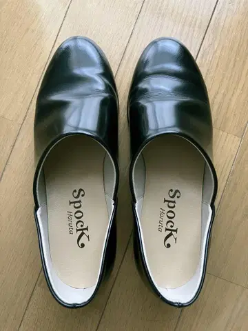 HARUTA 스포크 슈즈 로퍼 24cm 블랙