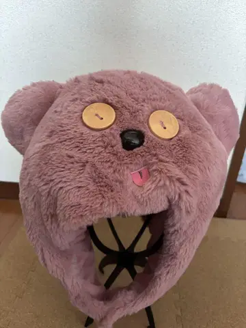 미니언 팀 팬캡 핑크색