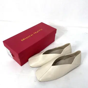 Oriental Traffic 베이지 플랫슈즈 24cm