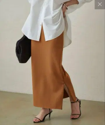 [ Loungedress ] 분또 ZIP 타이트 스커트