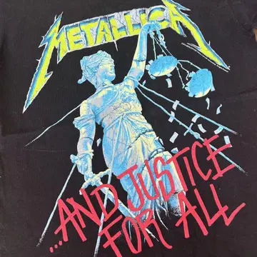 Metallica T셔츠 - AND JUSTICE FOR ALL