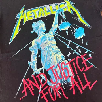 Metallica T셔츠 - AND JUSTICE FOR ALL