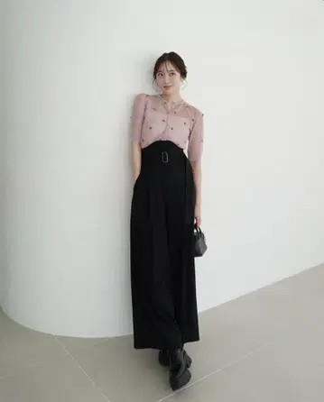[ HYEON ] 덕 팬츠 블랙