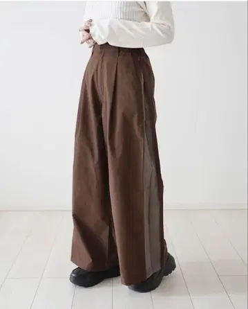 시마무라 nuko Helm 사이드 지퍼 팬츠 립스탑 S 새상품