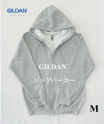 GILDAN 8.0 oz 헤비 블렌드 지퍼 후드티 그레이 M