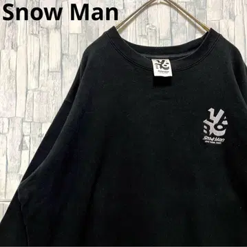 Snow Man 스노라보 2022 트레이닝복 맨투맨 자수 로고 M