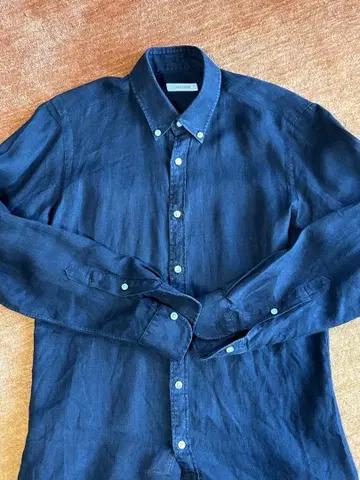 ARCODIO (아르코디오) 린넨 100% 셔츠 / 블랙 / 사이즈 38