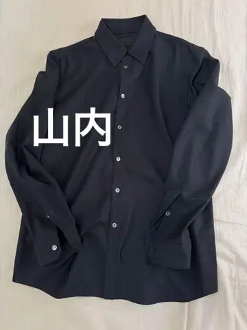 야마우치 울 긴팔 셔츠 사이즈 4
