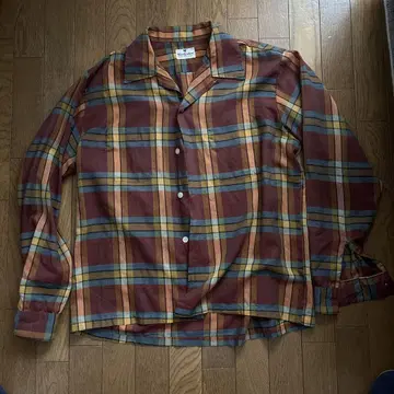 60s 체크 셔츠