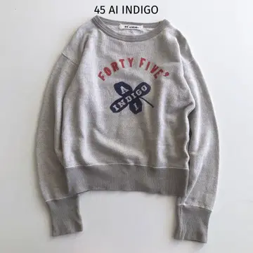 45rpm 45 AI INDIGO 맨투맨 트레이닝복