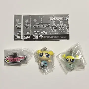 파워퍼프걸 버블 메지루시 액세서리 키링 3개 세트