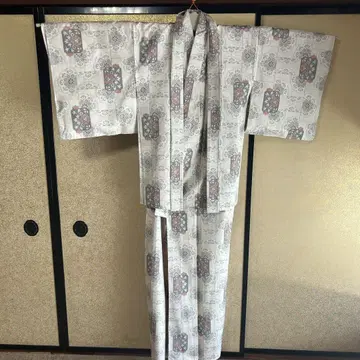 새상품 무라야마 오시마 명주 기모노 명주 앙상블