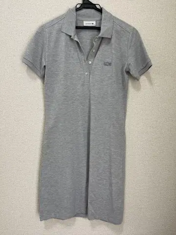 Lacoste 그레이 폴로 셔츠 원피스 반팔