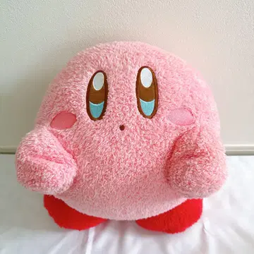 [별의 커비] 복슬복슬 더 BIG 봉제 인형 수줍은 얼굴