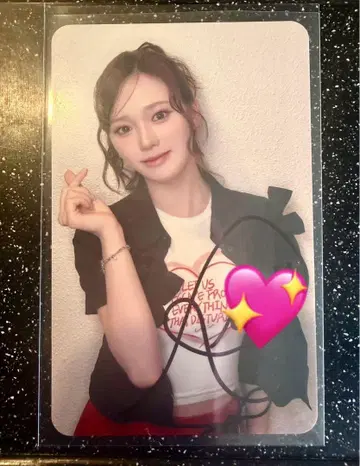 NiziU 사인 포토 카드 C상 리오