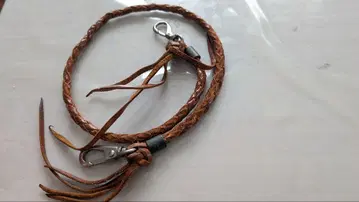 알즈니 가죽 뜨개질 지갑 체인 70cm
