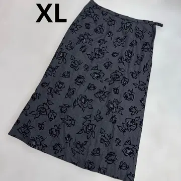 레리안 빅 사이즈 울/롱 스커트 블랙 계열 XL 사이즈 일본제