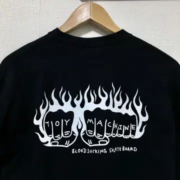 TOY MACHINE 토이머신 긴팔 티셔츠 블랙 롱티 바이크