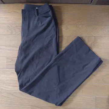 다크 브라운 스트레이트 팬츠 사이드 포켓 포함 38Size