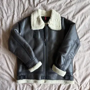 ALPHA INDUSTRIES 페이크 무스탕 B-3 자켓 L