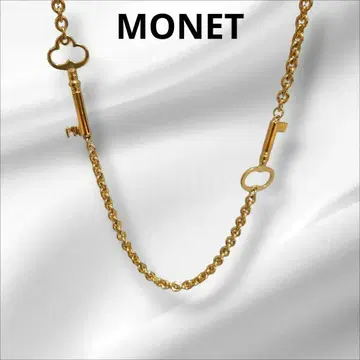 MONET 모네 목걸이 빈티지 액세서리 열쇠 골드
