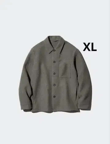 UNIQLO 더블 페이스 셔츠 자켓
