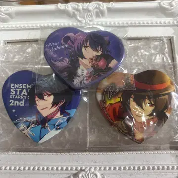 앙스타 린네 하트 캔뱃지 묶음 판매