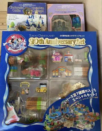 디즈니 디오라마 맵 디즈니랜드 디즈니씨 아쿠아스피어 포함