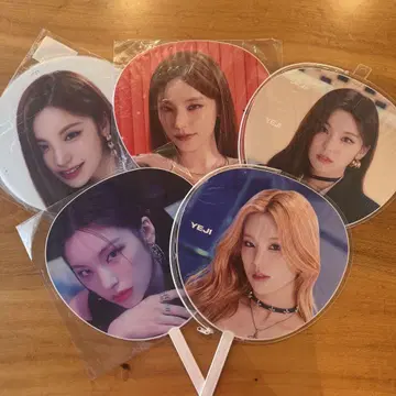 YEJI 부채 5개 세트