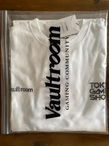 Vaultroom TGS2025 콜라보 T셔츠 XL 사이즈 화이트