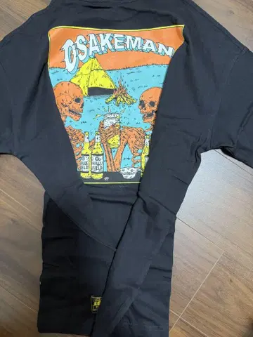 OSAKEMAN T셔츠 M 사이즈 블랙