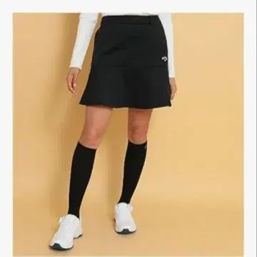 택 포함 새상품 Callaway 블랙 골프 스커트