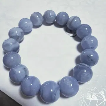 블루 레이스 마노 팔찌 12mm