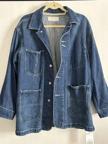 Plage 새상품 종이 택 포함 coverall 데님 커버올 자켓 38