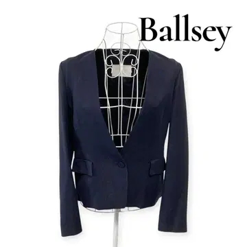 Ballsey 보르지 네이비 노카라 자켓