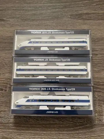 TOMIX N 게이지 신칸센 3량 세트 123 124 126 정크제품