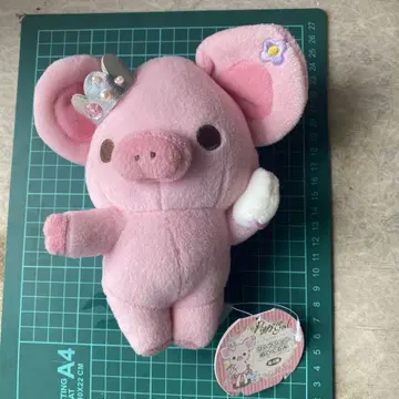 piggy girl 봉제 인형 피기걸 쇼핑 백 헤이세이 레어
