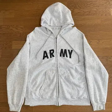 U.S. ARMY 맨투맨 집업 후드티 LARGE
