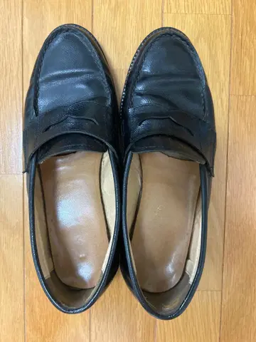 블랙 로퍼 사용감 있음