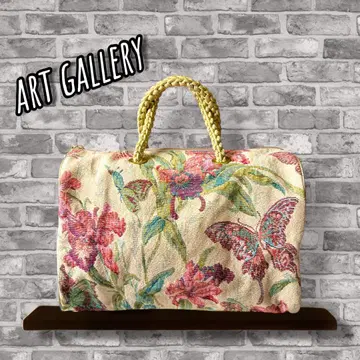 art gallery 자수 꽃 나비 보스턴 백