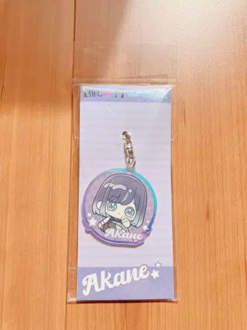 최애의 아이 미니피엔즈 쿠로카와 아카네 홀로그램 아크릴 키링