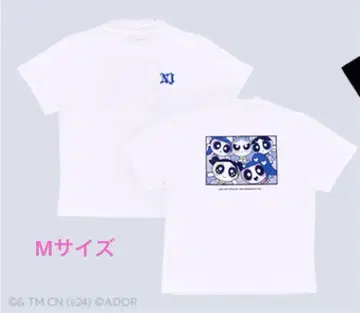 [ 미개봉 새상품 ] NewJeans 파워퍼프 T셔츠 화이트 M사이즈