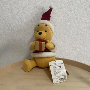 푸우 산타클로스 봉제 인형