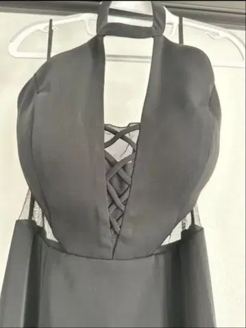 ROBE de FLEURS Glossy 롱 드레스 M