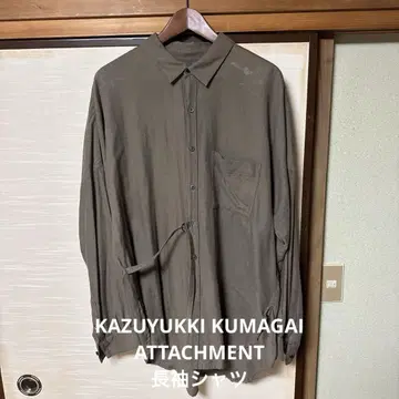 KAZUYUKKI KUMAGAI ATTACHMENT 긴팔 셔츠