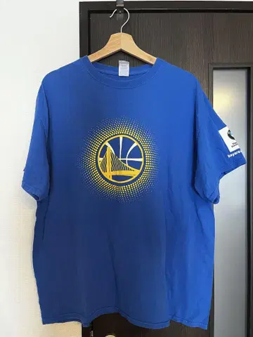 NBA 워리어스 x BMW 콜라보 T셔츠 남성용 XL 블루