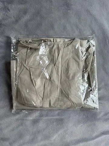 카키 벌룬 슬리브 셋업